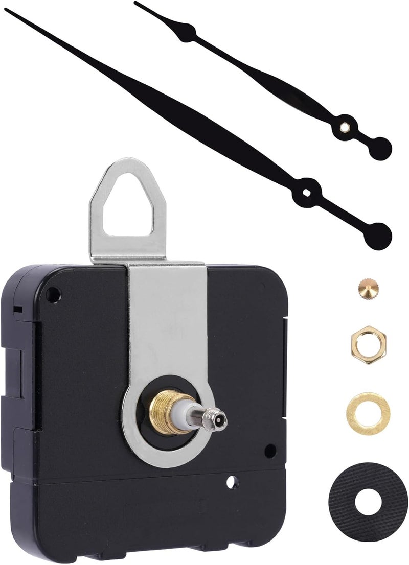 MakerTick High-Torque Clock Movement Kit – Long Shaft Mechanism with 8 inch Hands, Battery-Operated Motor for 17'' to 20'' Large Wall Clocks, DIY Repair & Replacement - Image 1
